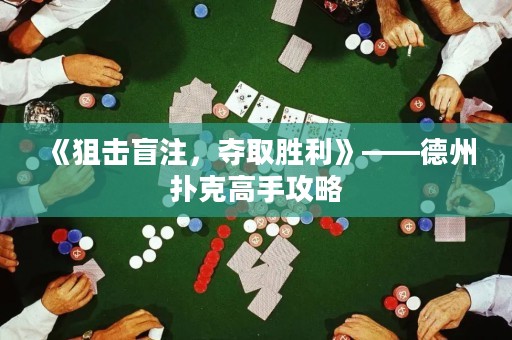《狙擊盲注，奪取勝利》——德州撲克高手攻略